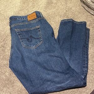 Ag Adriano Goldschmied Men's Classic Blue Jeans size 32 worn relaxed fit